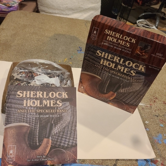 Bepuzzled Classic Mystery Jigsaw Puzzle - Sherlock Holmes, 1000 Pieces - Picture 4 of 4